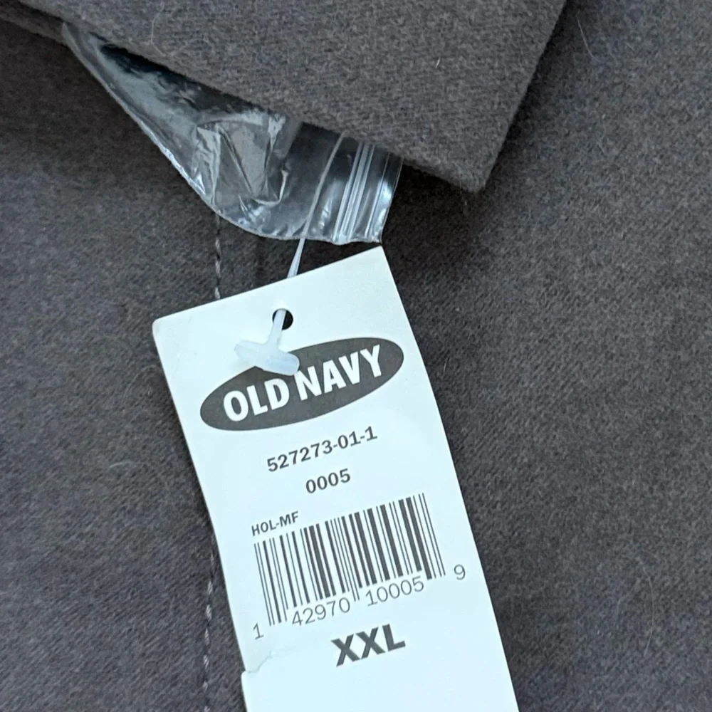 Men’s vintage Old Navy cotton‎ blazer size XXL gray preppy classic soft - Picture 4 of 8